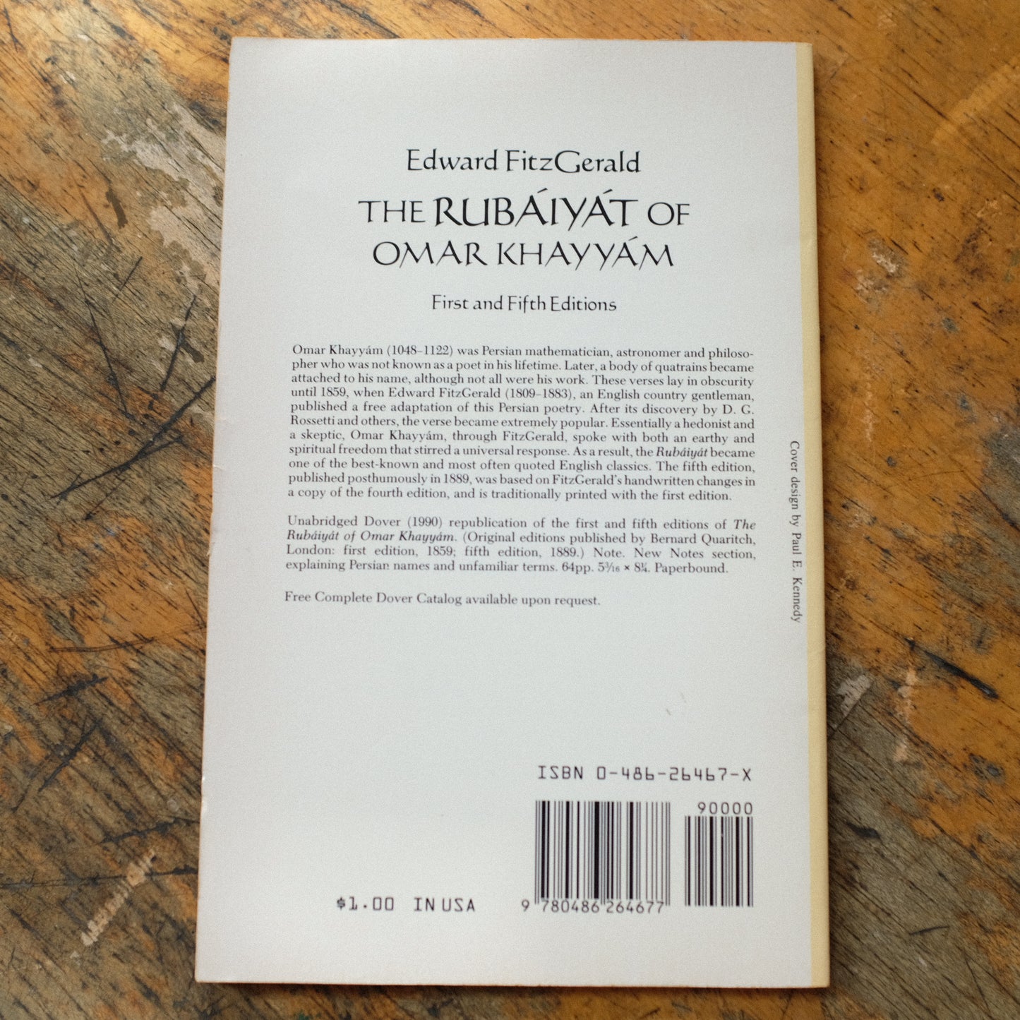 The Rubaiyat of Omar Khayyam by Edward FitzGerald