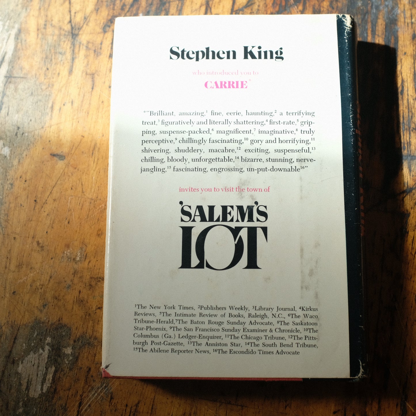 Salem's Lot by Stephen King (BCE 1975)