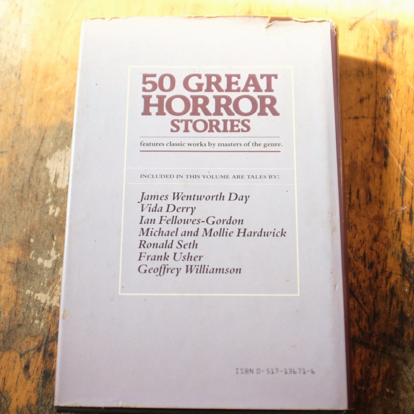 50 Great Horror Stories edited by John Canning