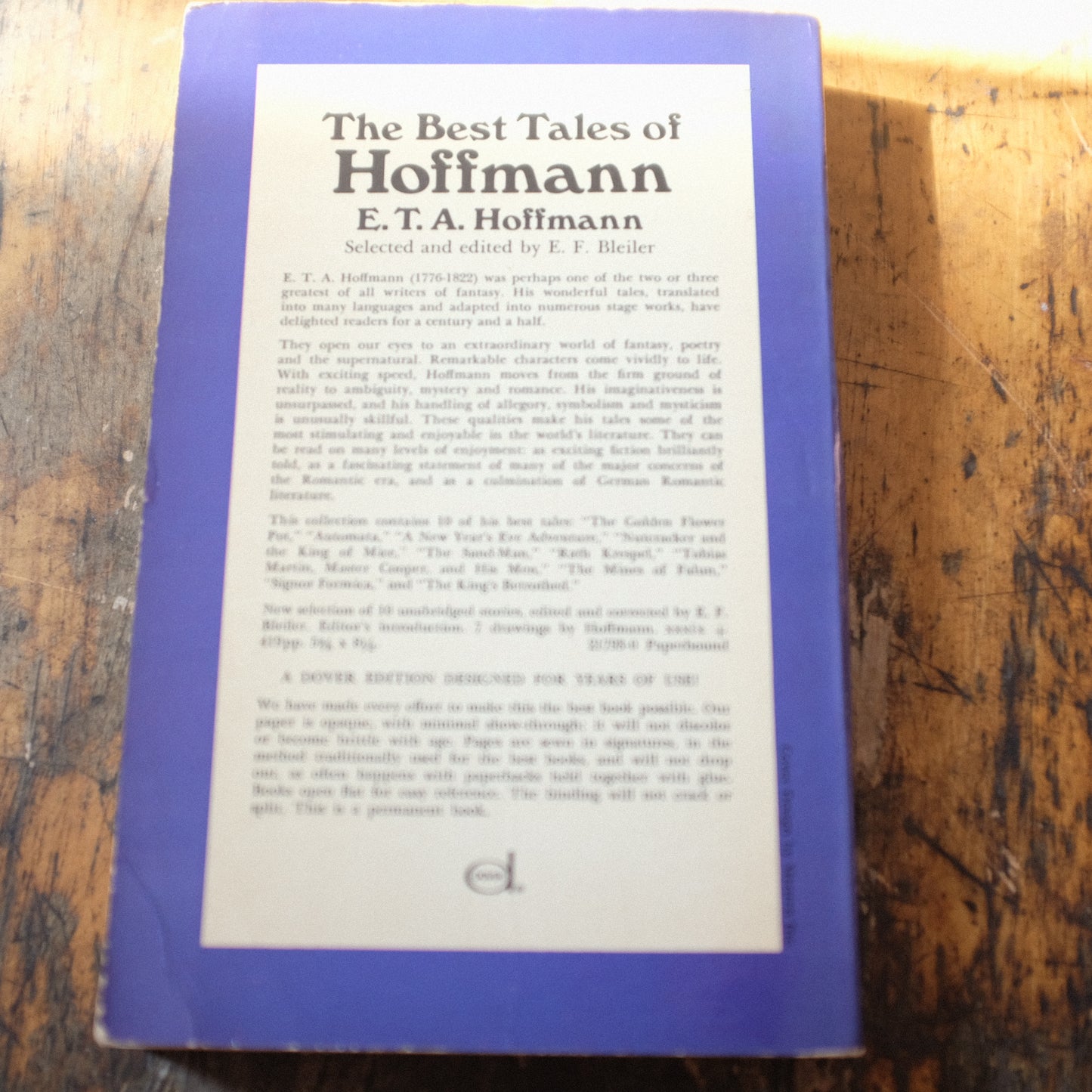 The Best Tales of E.T.A. Hoffman