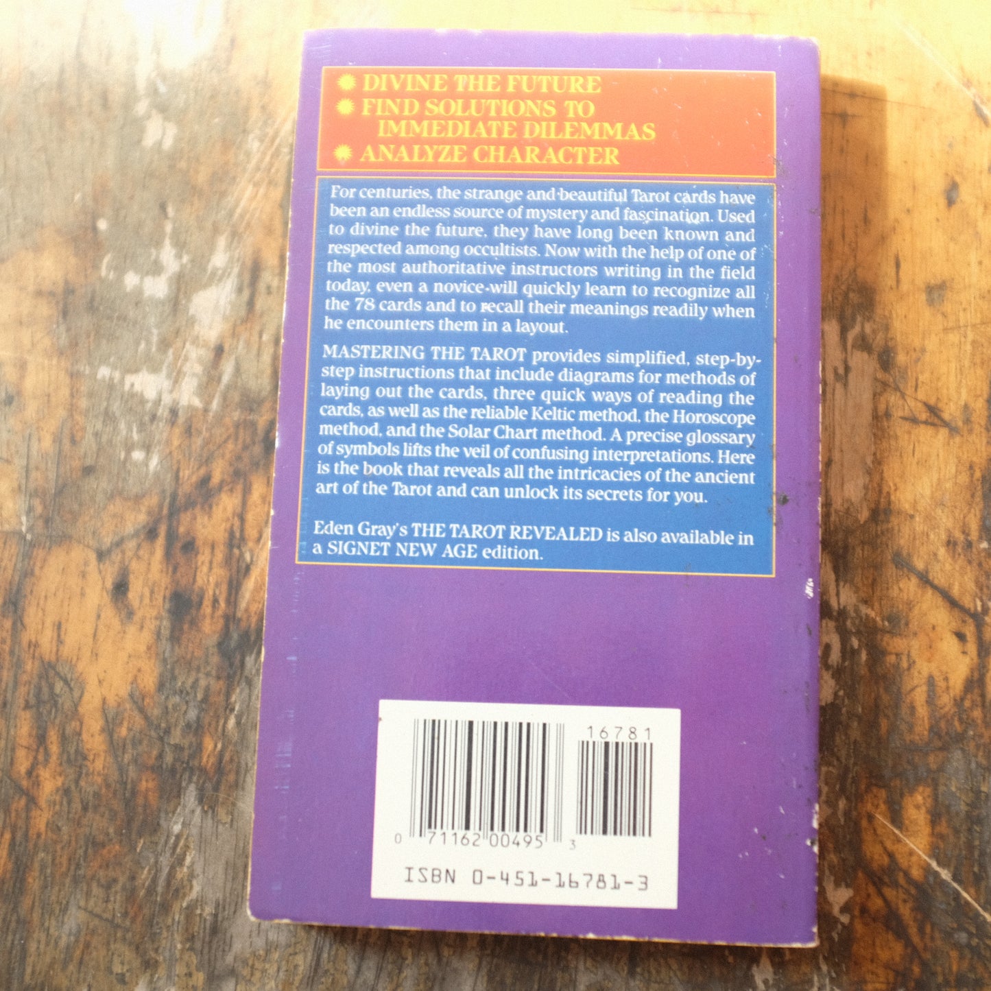 Mastering the Tarot by Eden Gray